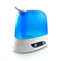 SereneLife Cool Mist Humidifier  Ultrasonic Humidifiers  Warm/Cool Mist Moisture For Home Bedroom W/ 7L Capacity  Includes Night Light  Classic Dial Knob Control  (PSLHUM80) - B01GWUOPI4